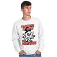 thumbnail image 4 of Flaking It Easy Till Christmas Pun Sweatshirt for Men or Women Brisco Brands S, 4 of 6