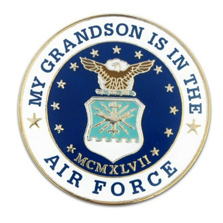 - PinMart's My Grandson is in the US Air Force Military Enamel Lapel Pin
