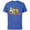 Royal Heather, variant on The Simpsons Homer Marge Maggie Bart Lisa Simpson Couch - Short Sleeve Cotton T-Shirt for Adults- Customized-Athletic Heather