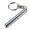 Silver, variant on Keychain Telescopic Steel Pen Miniature Writing Instrument Retractable Stainless Tool with Ring for Portable Convenience