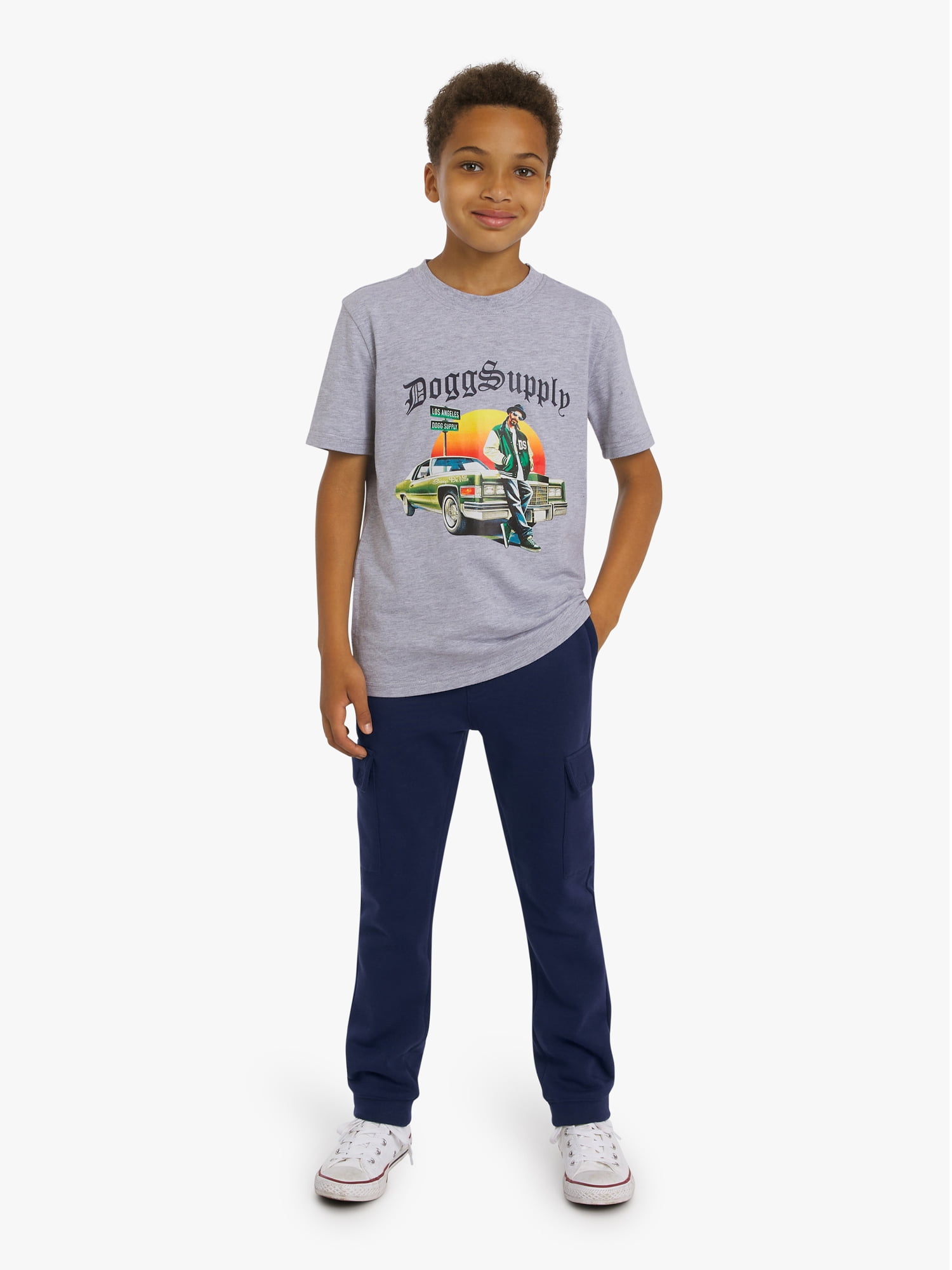 Dogg Supply by Snoop Dogg Boys Basketball Team Short Sleeve Tee