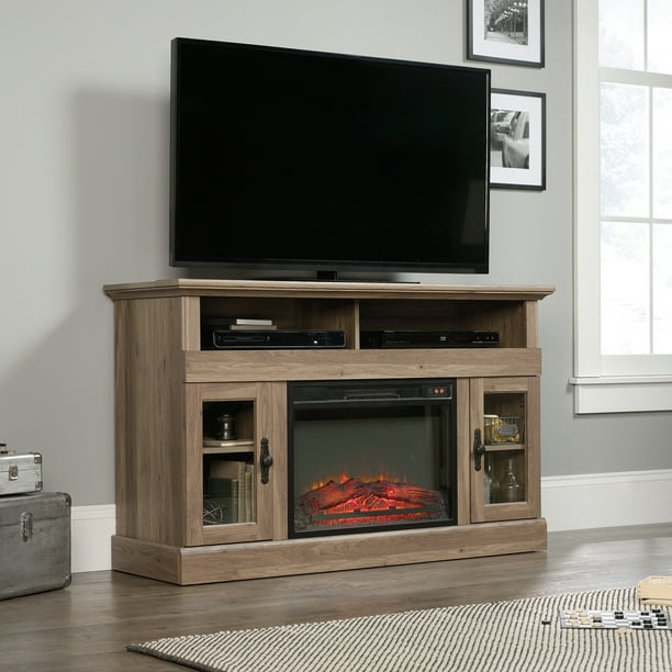 Sauder Barrister Lane Fireplace TV Stand, for TVs up to 60 ...