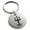 Silver, variant on Stainless Steel Poseidon Greek God of Sea Engraved Small Medallion Circle Charm Keychain Keyring