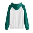 thumbnail image 3 of Timegard Sweatshirts for Women Long Sleeve Hoodies Pullover Fall Color Block Loose Tops with Pockets, 3 of 4