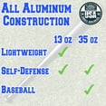 thumbnail image 3 of Aluminum Baseball Bat - 28 Inch - 13 Oz - for  Training and Softball - KOTIONOK, 3 of 5