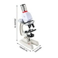 thumbnail image 3 of Microscopio de educación temprana para niños, ciencia biológica HD 1200X, equipo experimental para niños de escuela primaria, 3 of 9