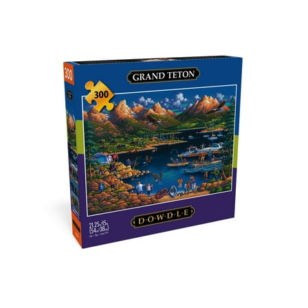 Buffalo Games 300-Piece Dowdle Grand Teton Adult Interlocking Jigsaw Puzzle