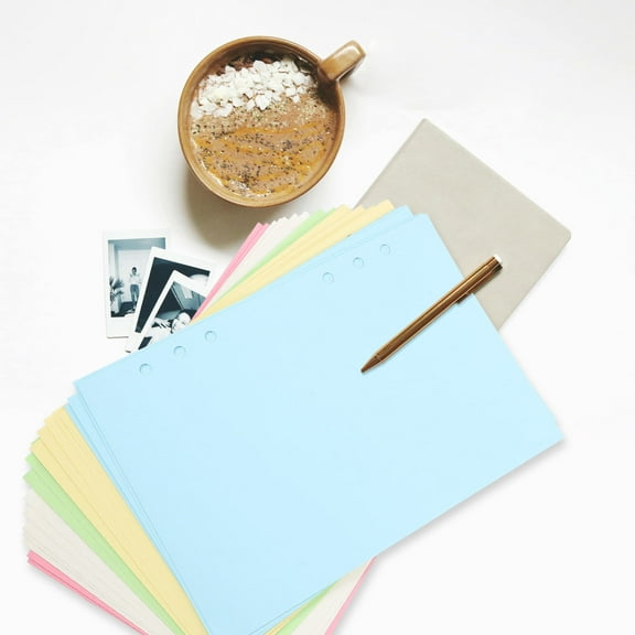 Supvox Planner Refill Paper Loose Leaf Notebook Refills for Organizing Notes and Daily Planning