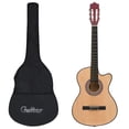 thumbnail image 2 of vidaXL Guitar Set Cutaway Guitars Acoustic Guitar 12 Piece with 6 Strings, 2 of 23