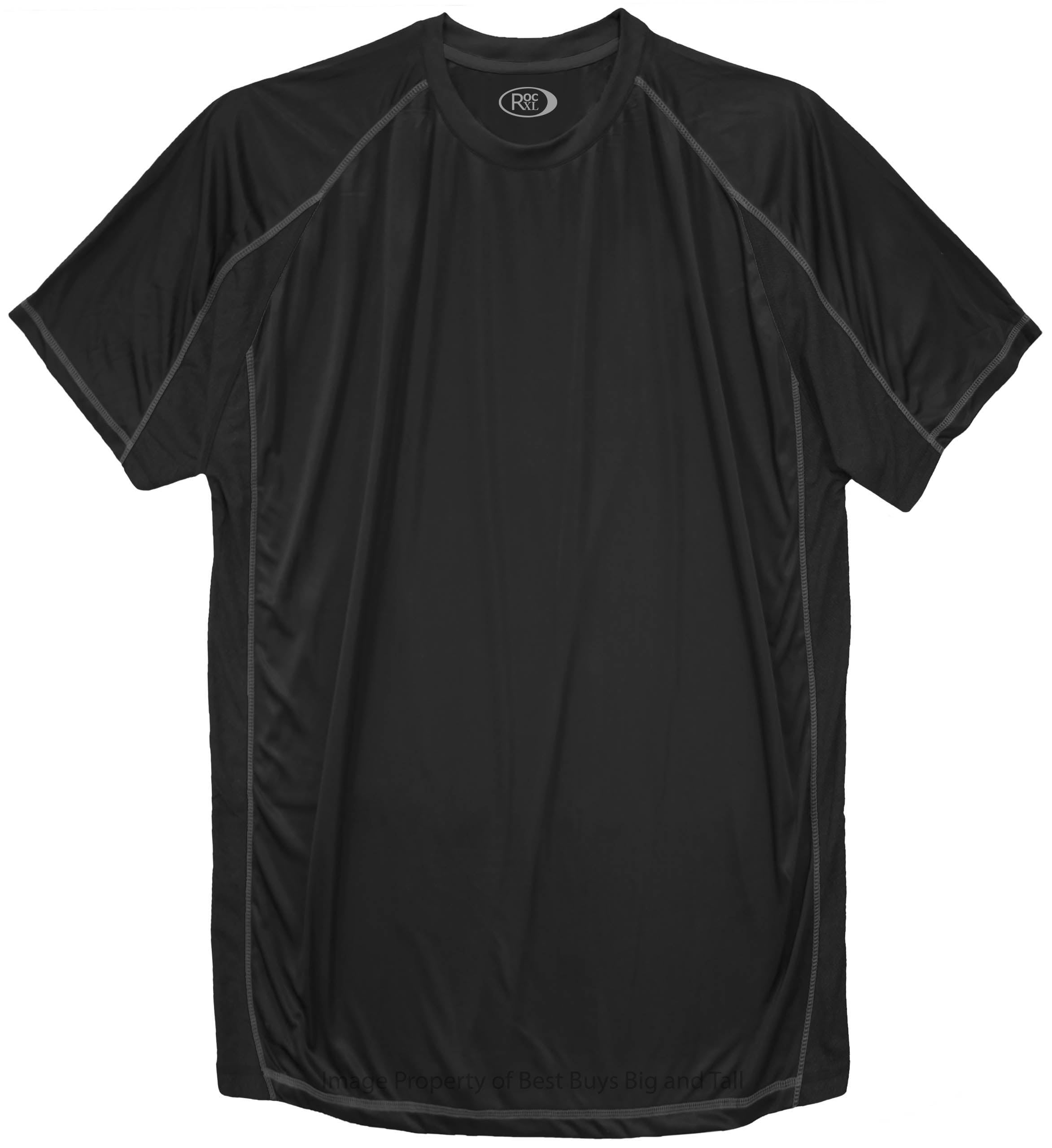 ROCXL Big &amp; Tall Men&rsquo;s Athletic Performance Raglan T-Shirt 2XL to 5XLT