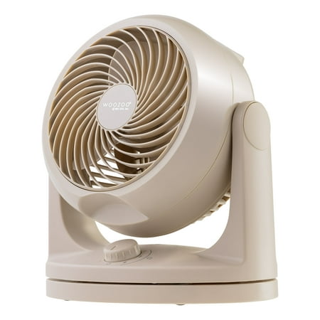 

IRIS USA WOOZOO 12 inch Oscillating Air Circulator Desktop Fan Latte