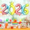 thumbnail image 3 of New Year Decorations 2026 Number Balloons Happy New Year Party Supplies, Favors, Decor for Indoor & Outdoor Use, Eve Festival Balloon Backdrop Banner Sign, Graduation Decorations 2026, 3 of 9