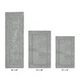 thumbnail image 2 of Better Trends Luxury Bath Rug 3 Piece Set 100% Cotton Tufted Bathroom Rug Water Absorbent, Reversible Machine Washable Runner Mat for Bathroom Floor Decor, Tub, Laundry Room Silver Lux Collection, 2 of 4