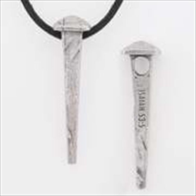 Bob Siemon Conçoit 63942 Clou de Crucifixion de Collier avec 24 In. Adj Cordon