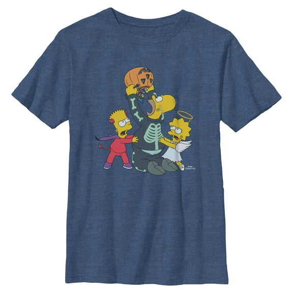 Boys The Simpsons Halloween Greedy Homer T Shirt