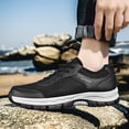 thumbnail image 4 of Sneakers for Men Comfortable Wide Toe Walking Shoes Lightweight La𝖼e Up Mesh Tennis Shoes Fashion S𝗅ip On Athlet𝗂c Shoes Breathable Non-S𝗅ip Running Shoes, 4 of 8