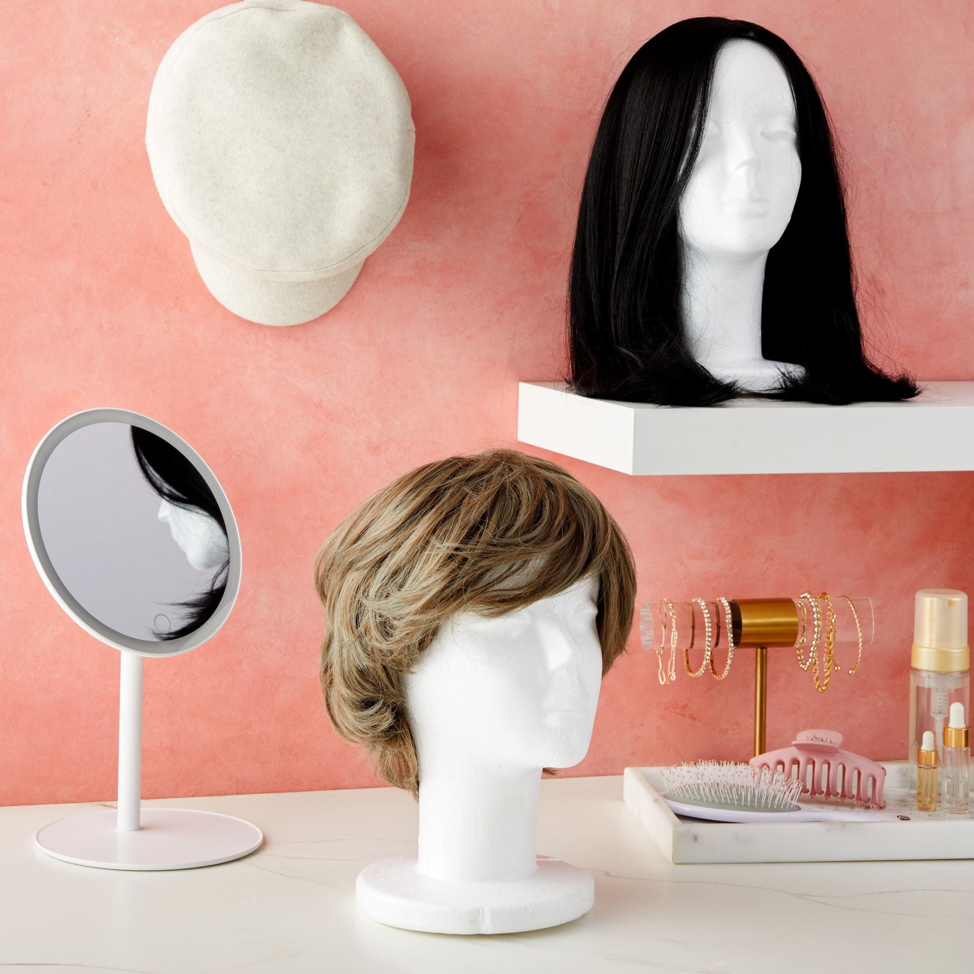 Female Foam Mannequin Head, Wig Display (11.5 in, 2 Pack), PACK - Kroger