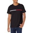 thumbnail image 1 of Camiseta Tommy Hilfiger de manga corta con logotipo negro azabache para hombre, 1 of 3