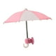thumbnail image 5 of Paraguas para teléfono para cubrir protección solar impermeable actualización soporte con ventosa para blanco rosado, 5 of 9