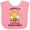 Pink and White, variant on Inktastic Cute Bee Nana's Little Honeybee with Stars Boys or Girls Baby Bib