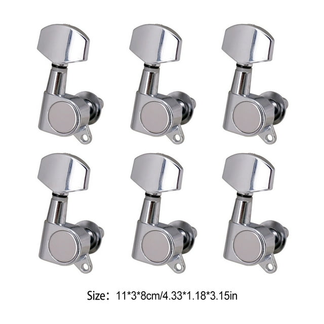 VONKY 6 Pcs Piquets de Réglage pour Guitares, Bouton de Réglage Professionnel, Boutons de Guitare Scellés pour Remplacer Type 2