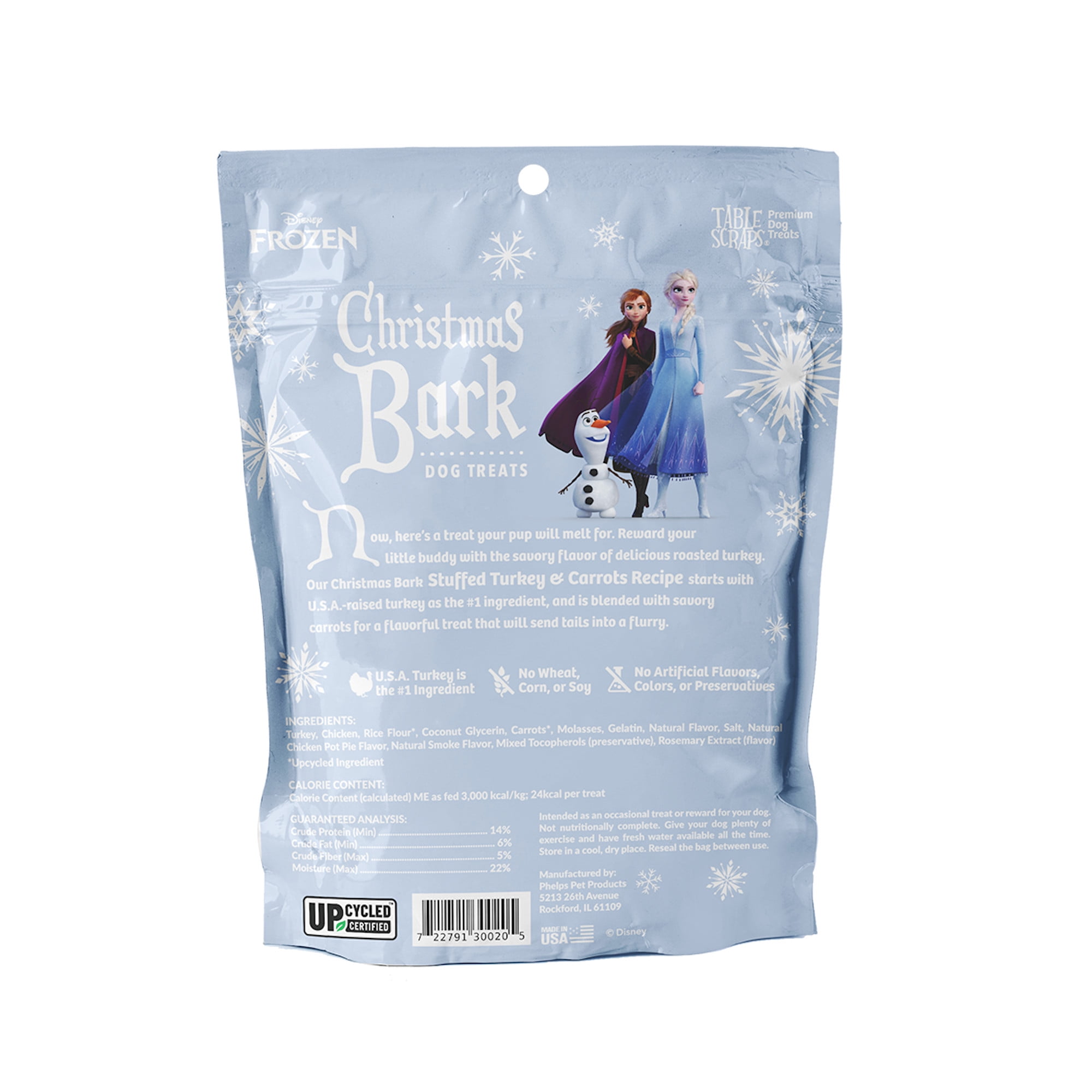 Disney Holiday Collection Christmas Bark Frozen Variety Pack Dog Treats 5 oz 2 Pack Walmart