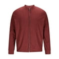thumbnail image 5 of Handshe Men's Corduroy Jacket, Solid Color No Hood Long Sleeve with Full Zip for Casual Outdoor Wear, 5 of 7