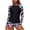 Pink, variant on Erwazi Womens 3 Piece Surfing Wetsuit Printed Open Back Bikini Bathing Suit Boyshort Swimsuit Set with Zip Up Cover Up