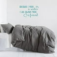 thumbnail image 4 of Because I Have A Sister, Always A Friend Vinyl Lettering Art Family Wall Sticker Decals Home Decor Quote 23x14-Inch Teal, 4 of 5