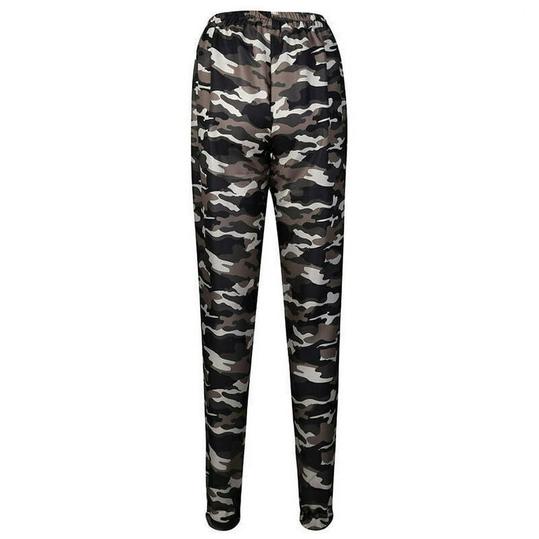 Plus Size Womens Camouflage Army Skinny Fit Stretchy Jeans Jeggings  Trousers 3XL 