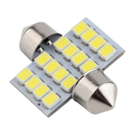 Sparsain 12V 5W 31mm SMD 1210 LED Festoon Car Interior Ceiling Light (White)
