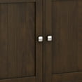 thumbnail image 6 of Simpli Home Acadian 51 inch Wide Solid Wood Transitional Entryway Storage Cabinet in Brunette Brown, 6 of 13