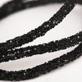 thumbnail image 1 of HUGFEGWE 5 Yards 6mm Sequins Rope Sequins Rhinestone Tube Cord Rope Resin Rhinestone Trims PVC Rhinestones Rope Wedding Dress Costume Applique Jewelry Accessory Crafts Bows Bags Earrings DIY Handmade, 1 of 7