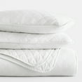 thumbnail image 5 of Noble Linens 3-Piece White Diamond Quilt Set, Full/Queen, 5 of 9