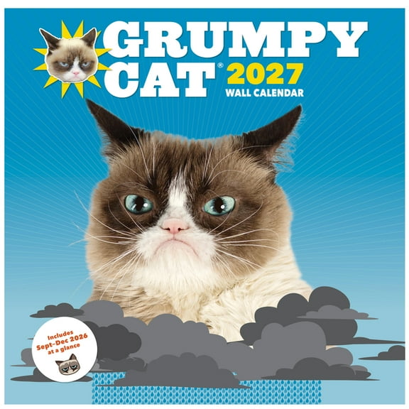 Grumpy Cat Grumpy Cat 2027 Wall Calendar, (Paperback)