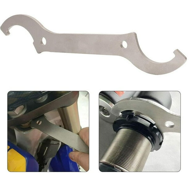 Llave de amortiguador de motocicleta, llave de amortiguador trasero, llave de tuerca de dirección y amortiguador trasero para SX, SXF, YZ, YZF, WRF, CRF, KX, KXF, RM, RMZ, DRZ, 125530 esquí esquí Gafas de esquí
