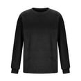 thumbnail image 6 of Retro Sweatshirt Men Long Sleeve Tee Shirts Top Crewneck Breathable Workout Athletic Shirt Loose Fit Casual Pullover Vintage Denim Washed Sweatshirts for Fishing Workout Athletic Gym, 6 of 6