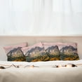 thumbnail image 4 of Ambesonne Nature Throw Pillow Cover 4 Pack, Mountain Forest Scenery, 20", Multicolor, 4 of 5
