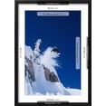 thumbnail image 5 of Art.com Skier Jumping from Mountain Ledge Photo, Black Frame Wall Art, 17" x 23", 5 of 5