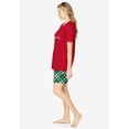 thumbnail image 3 of Dreams & Co. Plus Size Knit Pj Short Set, 3 of 6
