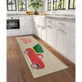 thumbnail image 6 of Cozy Winter ACW34 Red Washable 2 ft3 inch x 7 ft6 inch Runner Rug, 6 of 6