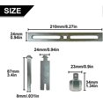 thumbnail image 2 of Fuel Pump Removal Tool, Fuel Pump Module Spanner Wrench, Fuel Tank Repair Kit, 3/8" To 1/2" Adjustable Lock Ring Spanner, Specialty Tool For Removal O, 2 of 5