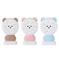 thumbnail image 4 of Ventilador portátil portátil con carga mini USB con forma de oso de dibujos animados, 4 of 5