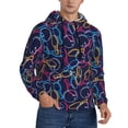 thumbnail image 2 of Sikiie Multicolor Bowling Men's Hoodie, Essentials Hoodie, Sweatshirt, Pullover Hooded Sweatshirt for Men-XX-Large, 2 of 7