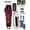 Burgundy, variant on Kemei 2pieces Clippers With Barber Apron Magic Set Electric Hair Clipper