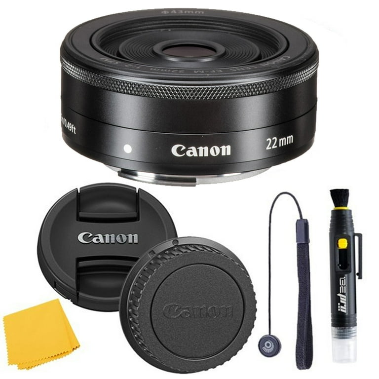 Canon EF-M 22mm f/2 STM Lens For EOS M Mirrorless Camera + Lens