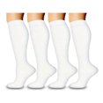 thumbnail image 1 of Lindbes 4pairs Black Compression Socks For Sports, 1 of 4