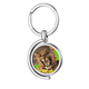thumbnail image 1 of Leopardo felino Rotating keychain Metal Keyring Holder, 1 of 2