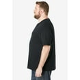 thumbnail image 4 of KingSize Men's Big & Tall Shrink-Less Lightweight Pocket Crewneck T-Shirt, 4 of 6