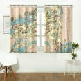 thumbnail image 1 of RYLABLUE Vintage 1935 New York State Map Window Treatment Panel Curtains Window Curtain Kitchen Curtain,Two Piece 26x39 Inces, 1 of 4